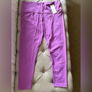 CALIA by Carrie Underwood NWT Jacquard Lilac Fields Leggings XXL